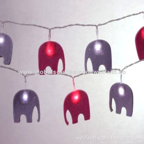 Hallowmas Decorated LED String Lights with Shape Decoration, 0.6W Rated Power